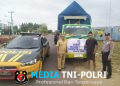 Polres Pringsewu Kawal Pendistribusian Logistik Pilkakon ke 59 Pekon