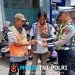 Operasi Patuh Krakatau 2026, Satlantas Polres Tanggamus Bagikan Brosur dan Pasang Banner di Jalinbar