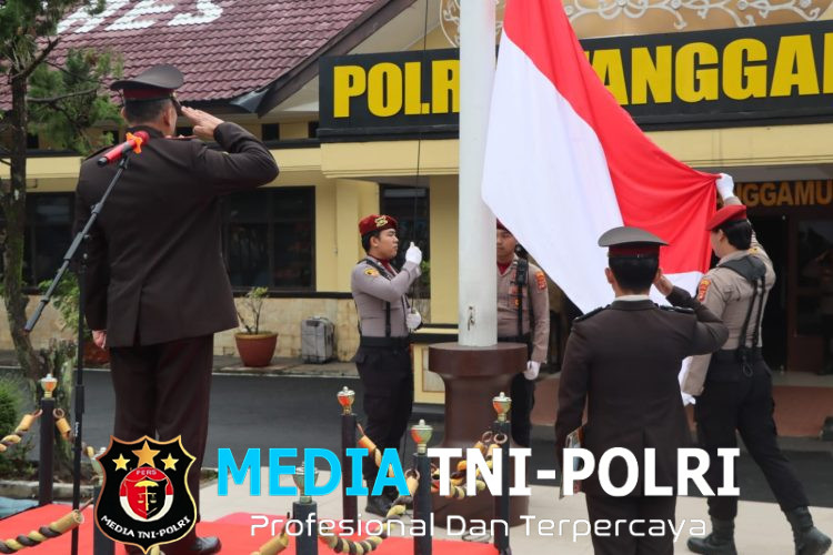 Upacara Hari Sumpah Pemuda ke-98, Kapolres Tanggamus Tekankan Pemuda Patriotik, Gigih dan Berempati