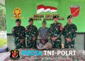Gencarkan Komsos dan Edukasi Hukum, Satgas Pamtas Yonarmed 13/Nanggala Terima Penyerahan Sukarela 1 Ekor Trenggiling Hidup dari Warga Perbatasan