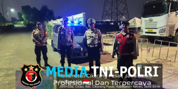 Antisipasi Kejahatan Jalanan dan Tawuran Malam, Polsek Cikarang Pusat Gelar Patroli Mobile di Jalan Baru Desa Cicau