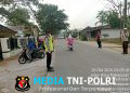 Kelancaran Aktivitas Pagi Hari, Personel Polsek Pebayuran Gelar Gatur Lalin dan Strong Point di Depan SMAN 1 Pebayuran