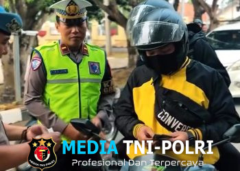 Operasi Patuh Krakatau 2026, Polres Lampung Tengah Periksa Kendaraan Personel