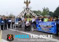 Polres Lampung Utara Pasang Edukasi Pengguna Jalan dalam Operasi Patuh Krakatau 2026