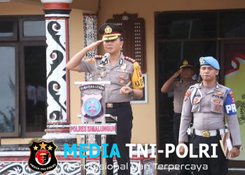 Kapolres Simalungun Pimpin Upacara Hari Sumpah Pemuda ke-98, Polri Tegaskan Komitmen Berintegritas dan Humanis