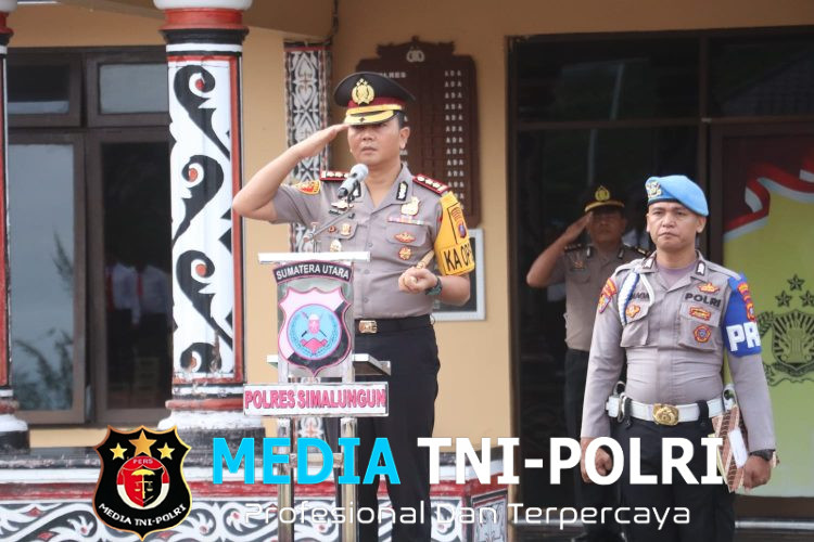 Kapolres Simalungun Pimpin Upacara Hari Sumpah Pemuda ke-98, Polri Tegaskan Komitmen Berintegritas dan Humanis