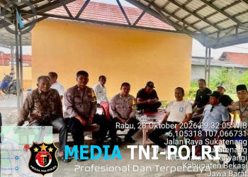 Perkokoh Sinergitas Kewilayahan, Kapolsek Tambelang Pimpin Sambang DDS di Kantor Desa Sukatenang