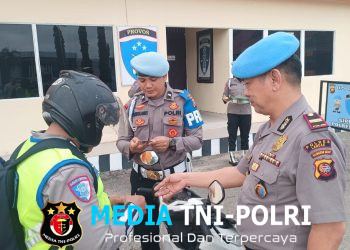 Operasi Patuh Kapuas 2026, Polres Landak Gelar Gaktibplin Personel