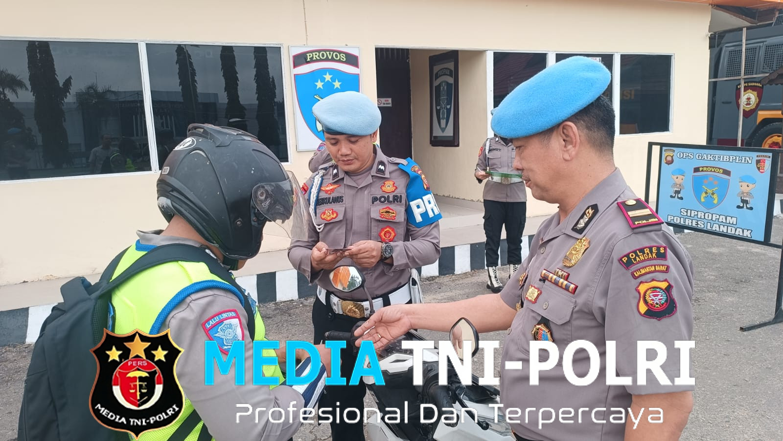 Operasi Patuh Kapuas 2026, Polres Landak Gelar Gaktibplin Personel