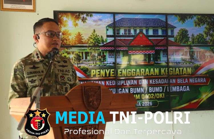 Tanamkan Disiplin dan Semangat Bela Negara, Kodim 0402/OKI Gelar Kegiatan bagi BUMN/BUMD dan Lembaga TA 2026