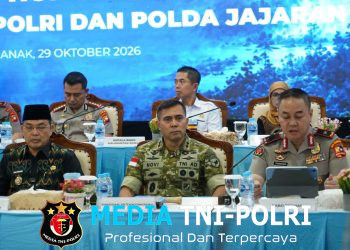 Pangdam XII/Tpr Hadiri Press Release Penegakan Hukum Karhutla Oleh Bareskrim Polri