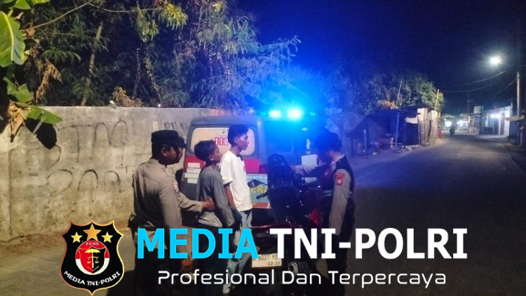 Jaga Kondusifitas Wilayah, Polsek Muaragembong Gelar Operasi Kejahatan Jalanan dan Patroli Dini Hari