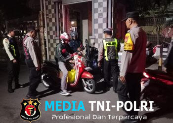 Antisipasi Kejahatan Jalanan dan 3C, Polsek Cikarang Pusat Gelar Operasi Kejahatan Jalanan di Jalan Greenland Deltamas