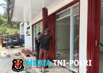KDKMP Desa Kandang Hampir Rampung, Babinsa dan Pemerintah Desa Terus Bersinergi