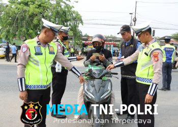 668 Pelanggar Terjaring Operasi Patuh di Pringsewu, Helm dan Sabuk Pengaman Mendominasi