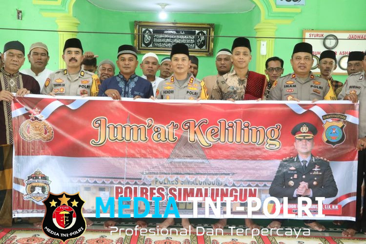 Jumat Keliling di Masjid Awal Dame Raya, Kapolres Simalungun Ajak Warga Jauhi Narkoba dan Kenalkan Layanan “Hallo Kapolres”